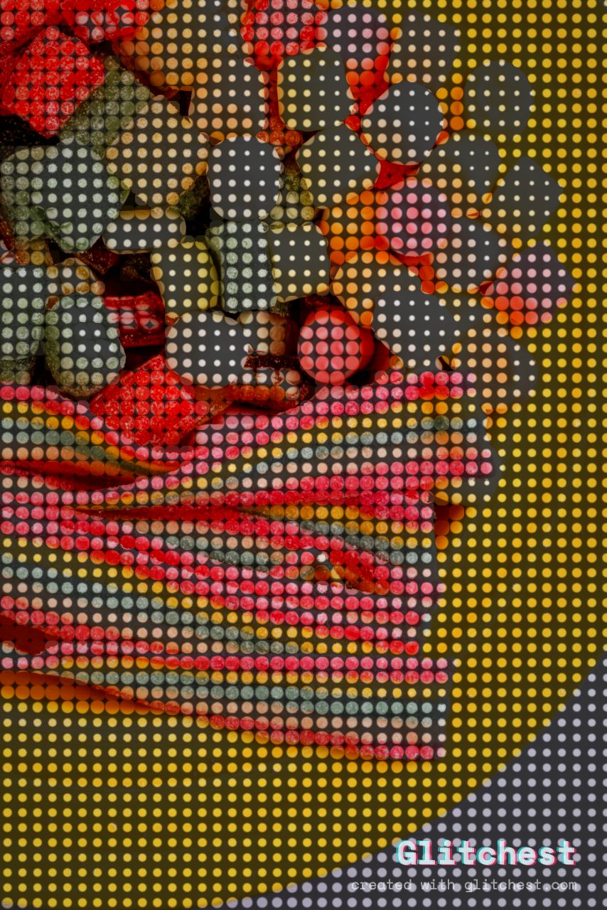 Comic halftone look