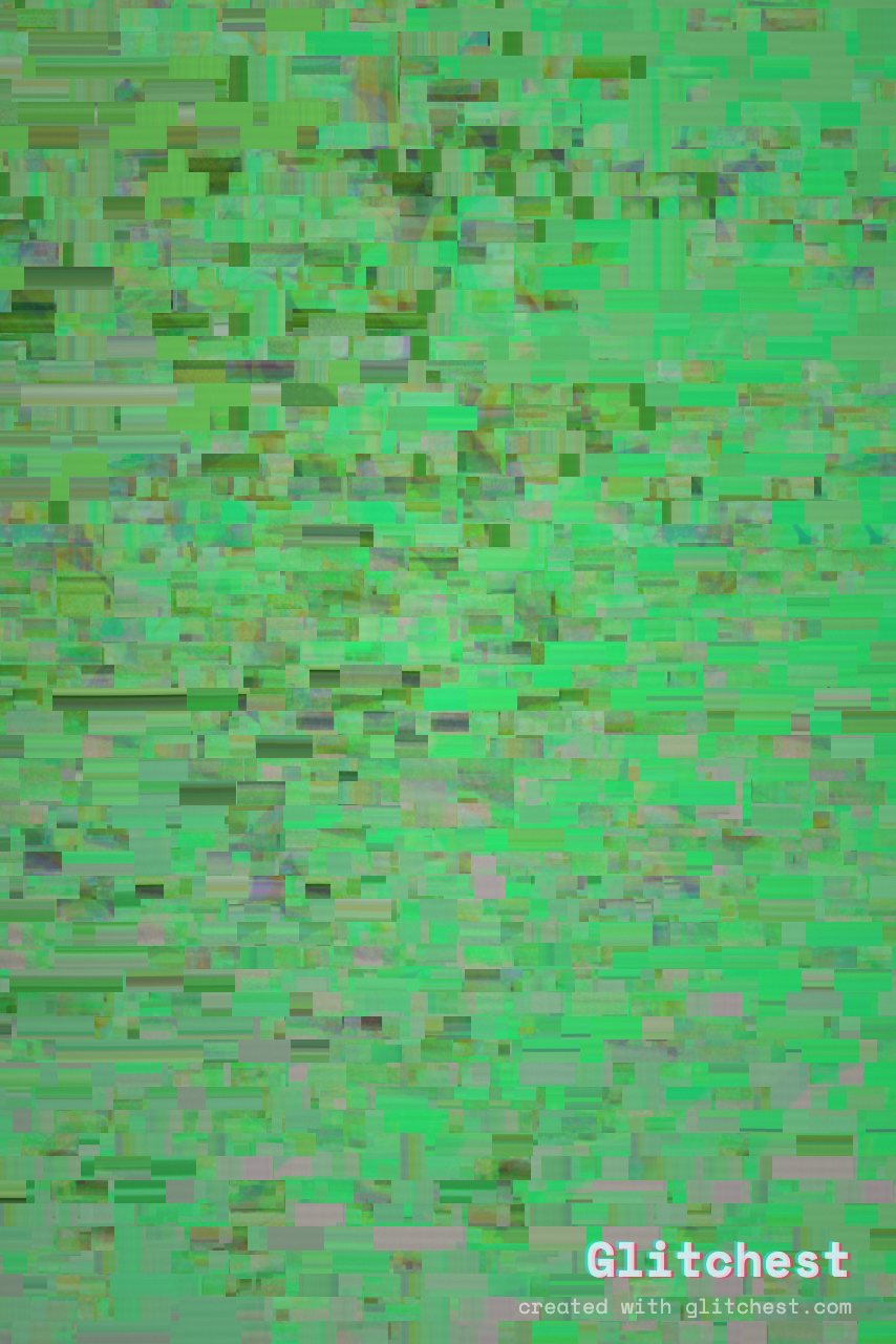Datamosh look