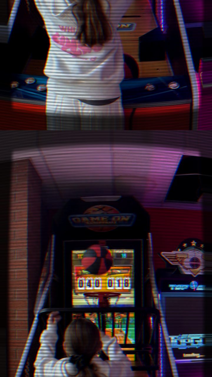 The CRT TV look glitch look applied in Glitchest
