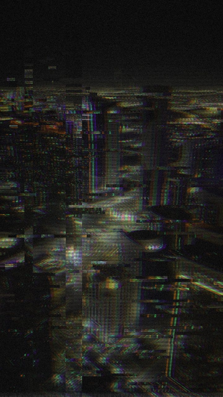 The VHS look glitch look applied in Glitchest